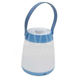 Фонарь кемпинговый аккум. 7.5Вт LED + 7.5Вт LED 3.7В 1800мА.ч USB шнур КОСМОС KOSAC6015WLED_WW