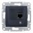 Розетка компьютерная 1-м СП Sedna RJ45 кат.5E UTP неэкранир. механизм графит SchE SDN4300170