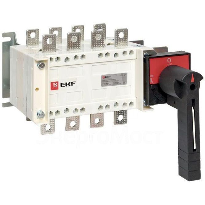 Рубильник-переключатель 4п 160А с рукояткой управления для прямой установки PowerSwitch EKF pscs-160-4