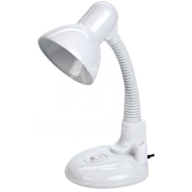 Светильник настольный 1005 с кармашком Е27 бел. IEK LNNL5-1005-2-VV-40-K01