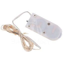 Гирлянда &amp;quot;Роса&amp;quot; (батарейки 3хААА в компл.) 2м 20LED желт. прозр. провод 2Вт 4.5В IP20 NEON-NIGHT 303-001