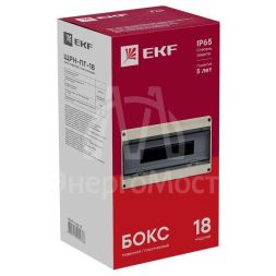 Щит ЩРН-ПГ-18 IP65 EKF pb65-n-pg-18