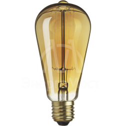 Лампа накаливания 71 957 NI-V-ST64-SC17-60-230-E27-CLG 60Вт E27 220-230В Navigator 71957