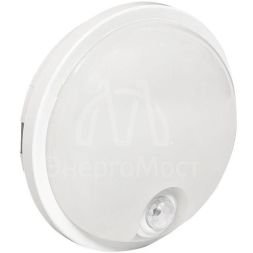 Светильник светодиодный ЖКХ круг ДПО-2300 15Вт 4000К IP65 с инфракрасным датчиком движения PROxima EKF BKL-2300DI-R-15-4000