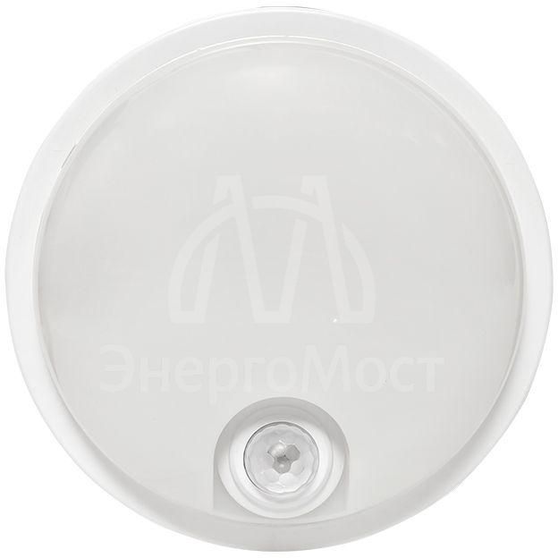 Светильник светодиодный ЖКХ круг ДПО-2300 15Вт 4000К IP65 с инфракрасным датчиком движения PROxima EKF BKL-2300DI-R-15-4000