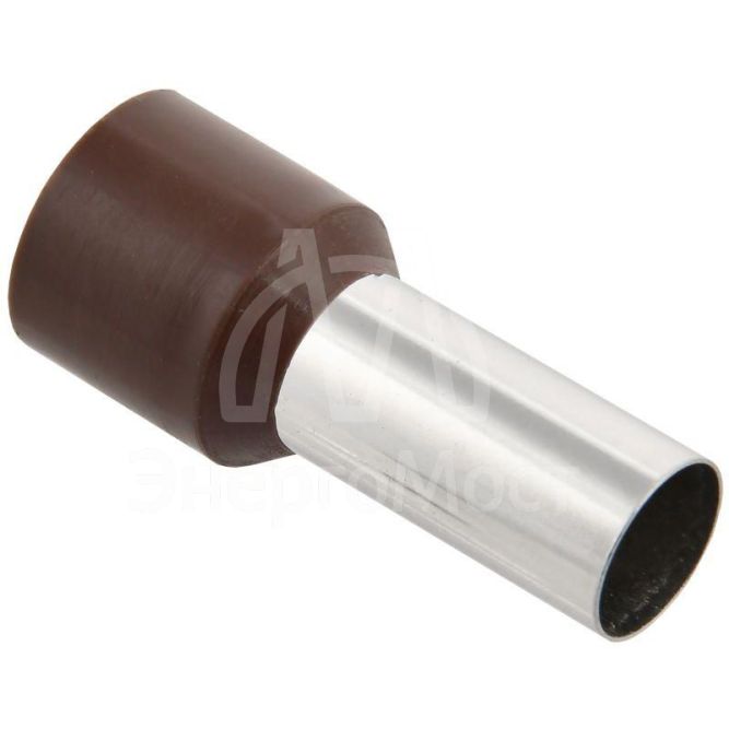 Наконечник-гильза изол. Е2516 25кв.мм корич./зел. (уп.100шт) IEK UGN10-025-11-16