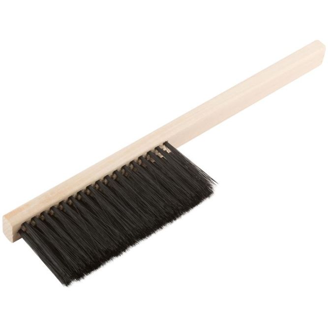 Щетка-сметка искусств. щетина деревянная ручка 3-х рядная 350мм КУРС 68030