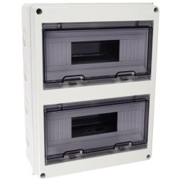 Бокс модульный накладной PDB/W 4024 GR (ЩРН-ПГ-24) IP65 пластик. Pro JazzWay 5072145
