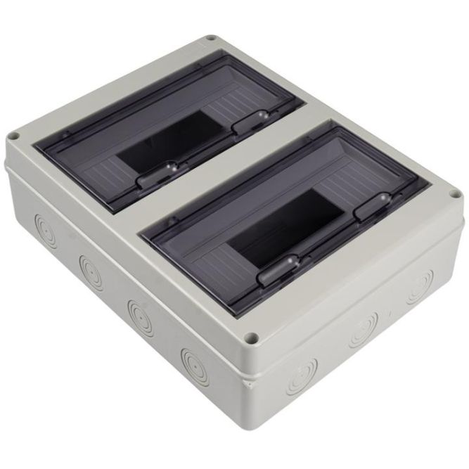 Бокс модульный накладной PDB/W 4024 GR (ЩРН-ПГ-24) IP65 пластик. Pro JazzWay 5072145