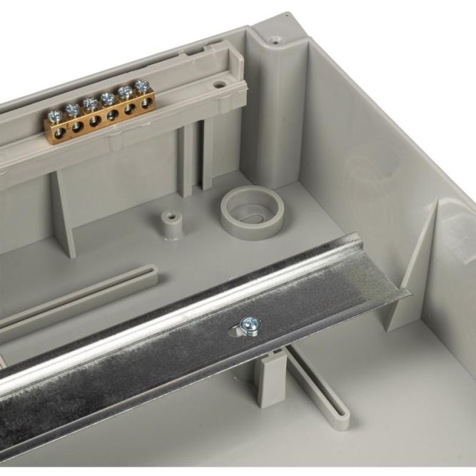 Бокс модульный накладной PDB/W 4024 GR (ЩРН-ПГ-24) IP65 пластик. Pro JazzWay 5072145