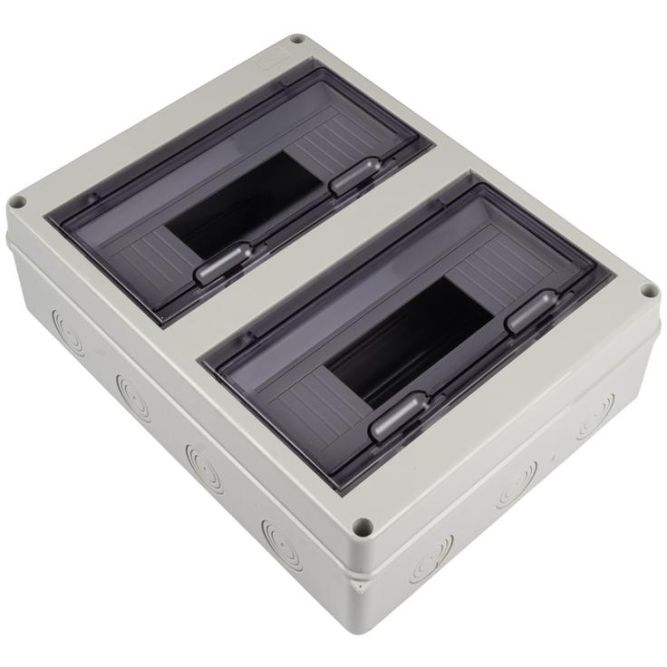Бокс модульный накладной PDB/W 4024 GR (ЩРН-ПГ-24) IP65 пластик. Pro JazzWay 5072145