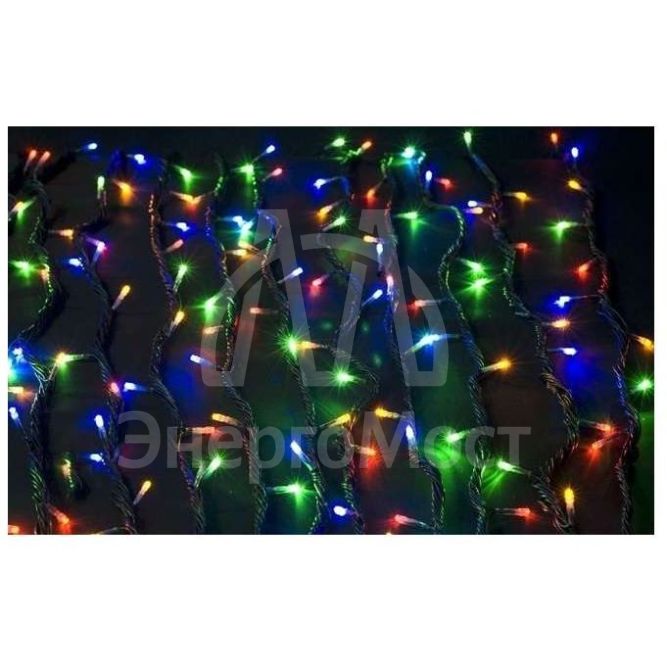 Гирлянда занавес 200х100см LDCL200-MG &amp;quot;Magic&amp;quot; 200 LED RGB IP20 разноцв. SHLights 4690601032645