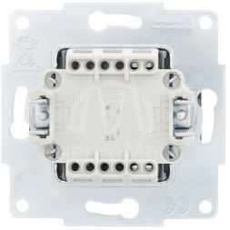 Механизм выключателя1-кл. СП VESNA черн. бархат LEZARD 742-4288-100