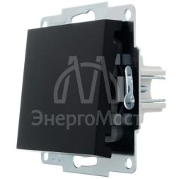Механизм выключателя1-кл. СП VESNA черн. бархат LEZARD 742-4288-100