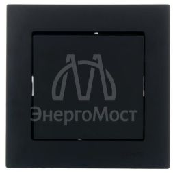 Механизм выключателя1-кл. СП VESNA черн. бархат LEZARD 742-4288-100