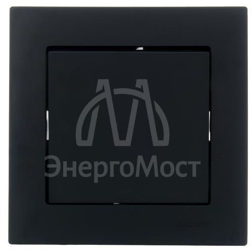 Механизм выключателя1-кл. СП VESNA черн. бархат LEZARD 742-4288-100