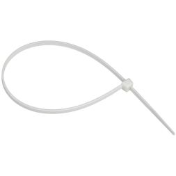 Хомут 4.8х300мм P6.6 самозатухающий бел. (уп.100шт) IEK UHH90-D048-300-100-K01