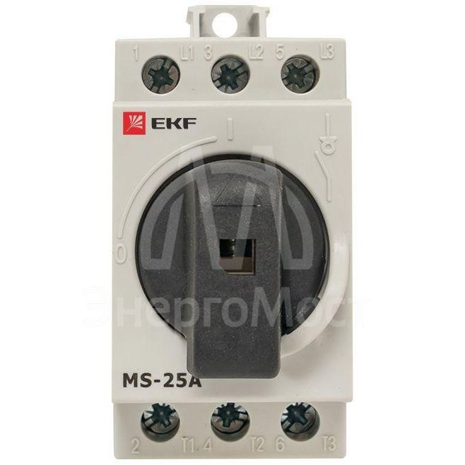 Рубильник мод. 3п MS-25A на DIN-рейку EKF ms-25d