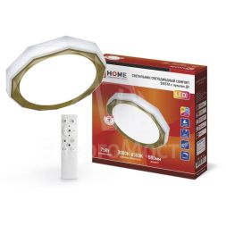 Светильник светодиодный COMFORT SIESTA 75Вт 230В 3000-6500К 6000лм 500х100мм с пультом ДУ IN HOME 4690612035161