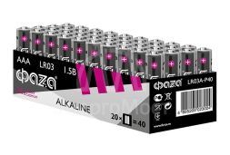 Элемент питания щелочной LR03 Alkaline Pack-40 (уп.40шт) ФАZА 5023024