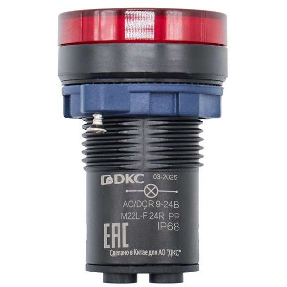 Индикатор сигнальный со встроенным диодом 9-24В красн. DKC M22L-F24RPP