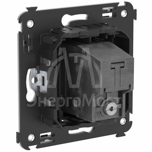 Розетка телевизионная оконечная TV СП Avanti &amp;quot;Черный матовый&amp;quot; DKC 4412523