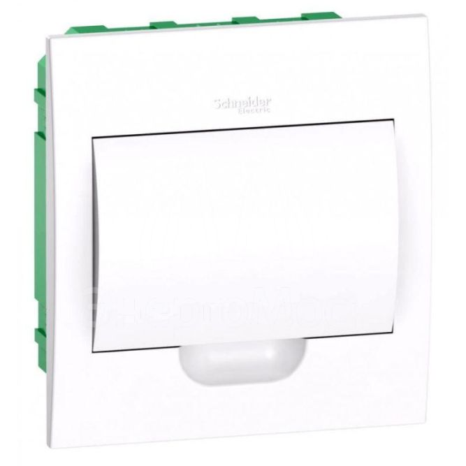 Бокс СП Easy9 встраив. с бел. двер. 1 ряд 8мод IP40 IK07 63А 2 клеммы SchE EZ9E108P2FRU