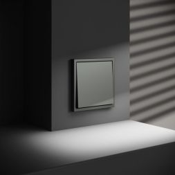 Переключатель проходной 1-кл. СП S70 10А механизм титан Voltum VLS010306