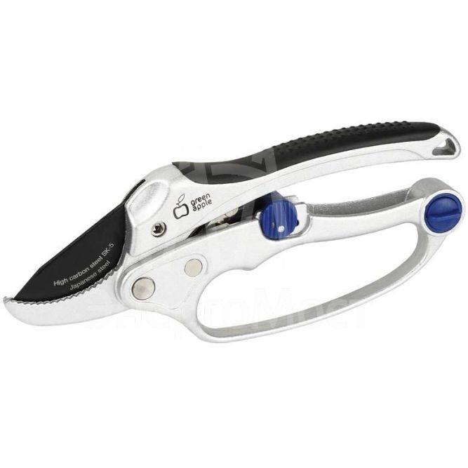 Секатор усиленный с храповым механизмом контактный (6/60) Green Apple Б0003058