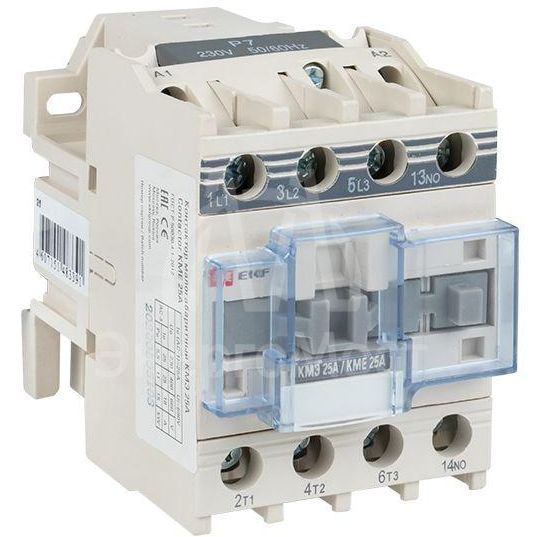 Контактор КМЭ 25А 220В 1NO EKF ctr-s-25-220