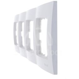 Рамка 4-м Karina горизонт. жемчуж./бел. перламутр LEZARD 707-3000-149