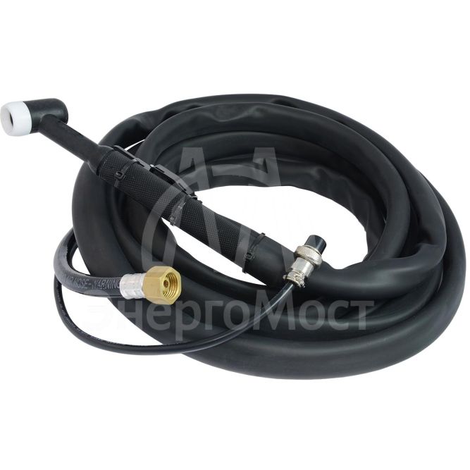 Горелка сварочная TIG  с газовым охлаждением WP-17 (2-pin, 4м) / Torch for TIG welding