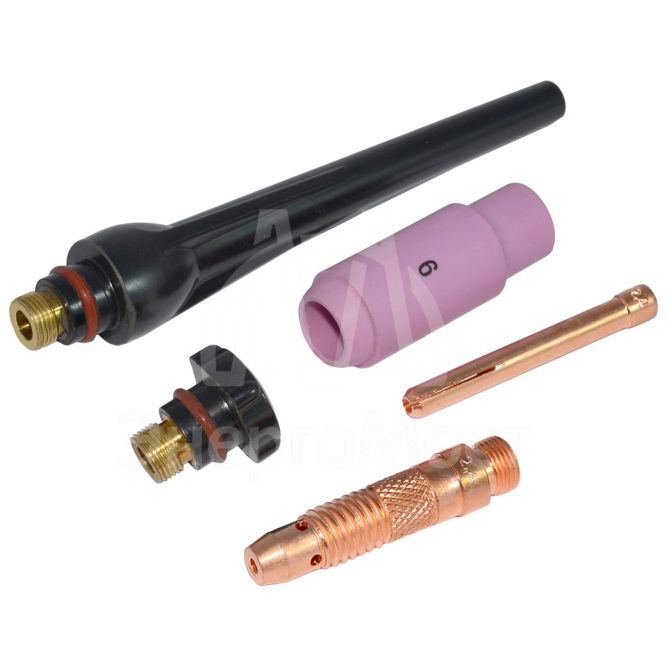 Горелка сварочная TIG  с газовым охлаждением WP-17 (2-pin, 4м) / Torch for TIG welding