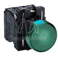 Лампа сигнальная 22мм 230-240В зел. SchE XB5AVM3