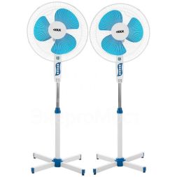 Вентилятор напольный DX-1603 40Вт 220В бел./син. (уп.2шт) DUX 60-0207
