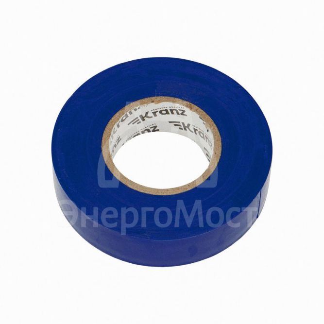 Изолента ПВХ профессиональная 0.18х19мм 20м син. Kranz KR-09-2805