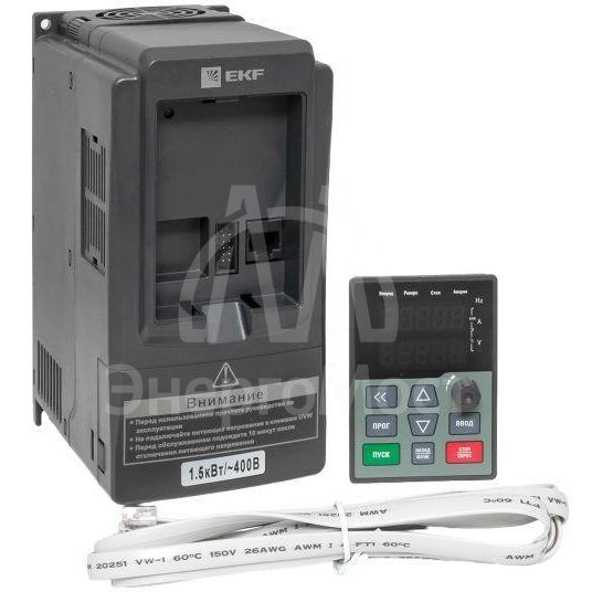 Преобразователь частоты 1.5/2.2кВт 3х400В VECTOR-100 PROxima EKF VT100-1R5-3B