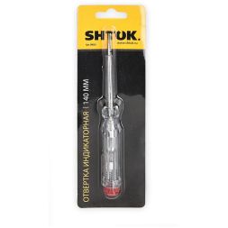 Отвертка-индикатор 140мм (09050) SHTOK 376315