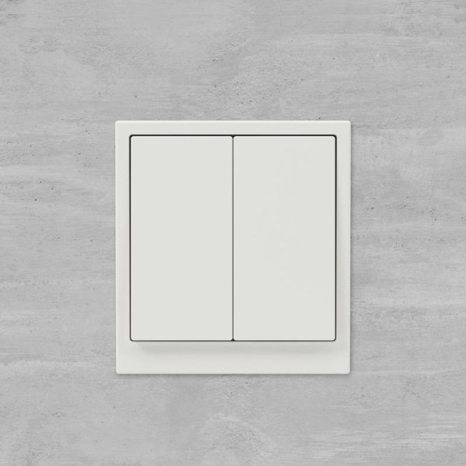 Выключатель 2-кл. KANT бел. песок DKC 7010104