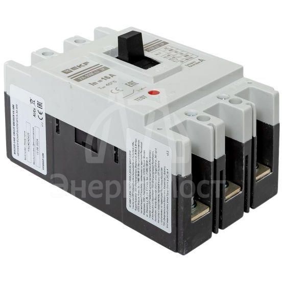 Выключатель автоматический 3п 63/16А 25кА ВА-99М PROxima EKF mccb99-63-16m