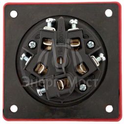 Розетка стационарная внутренняя 3352 3Р+РЕ+N 63А 380В IP67 PROxima EKF ps-3352-63-380