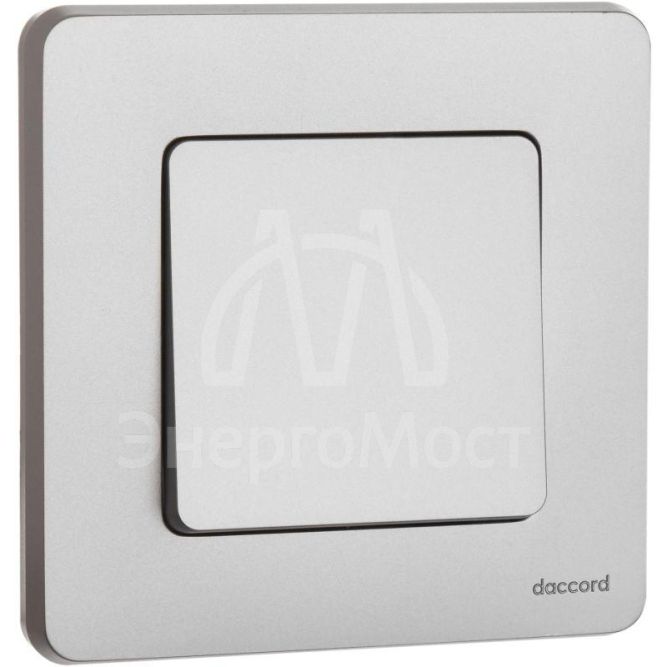 Переключатель 1-кл Inspiria 250В 10AX алюм. Leg 673652