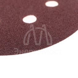 Диск абразивный на ворсовой основе на липучке перфорированный P100 125мм (уп.10шт) Kranz KR-91-1167