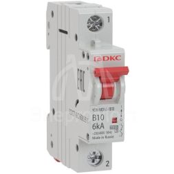 Выключатель автоматический модульный YON MD63-1D3-6 6кА DKC MD63-1D3-6