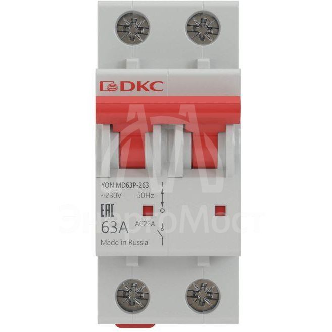 Выключатель нагрузки модульный YON MD63P-263 DKC MD63P-263