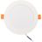 Светильник светодиодный PLED DL7 WH Downlight 12Вт 4000К 145х26мм IP54 ДВО встраив. JazzWay 5042544