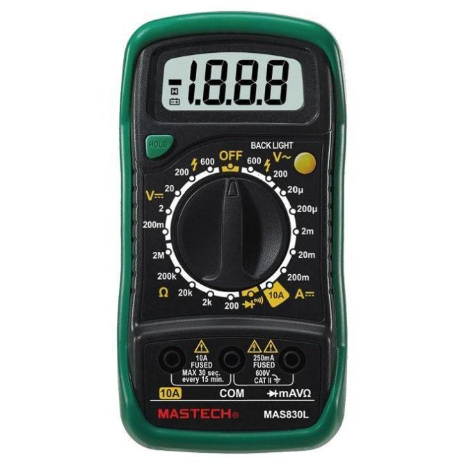 Мультиметр портативный MAS830L Mastech 13-2007