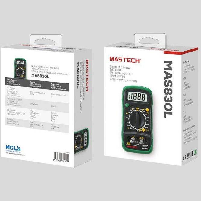 Мультиметр портативный MAS830L Mastech 13-2007