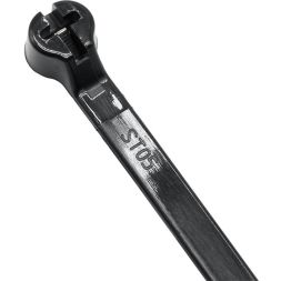 Хомут кабельный 4.8х370 P6.6 с двойн. замком черн. (уп.100шт) DKC 21319SR
