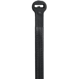 Хомут кабельный 4.8х370 P6.6 с двойн. замком черн. (уп.100шт) DKC 21319SR